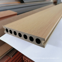 Dual coloured/double color hollow co-extrusion decking,WPC decking for outdoor,140*24mm